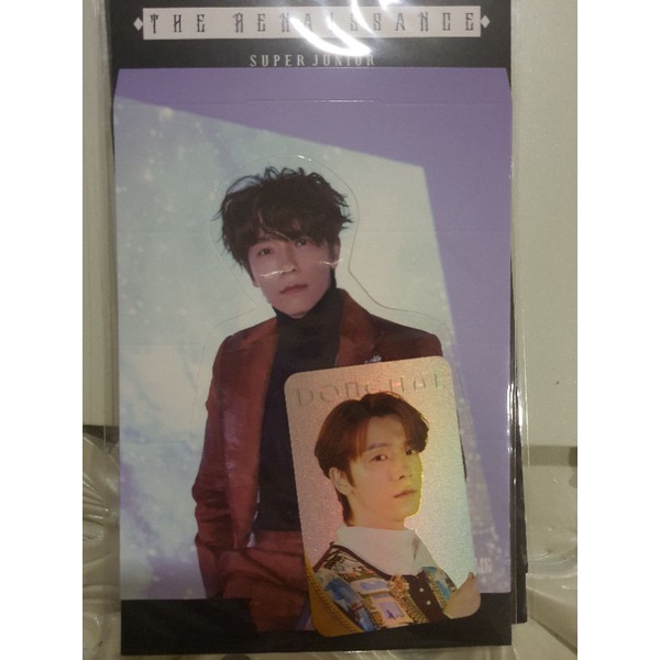 Holo Standee Yesung Donghae The Renaissance Super Junior SJ Suju