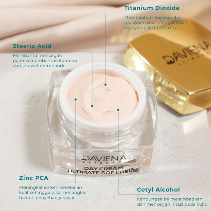 Daviena Skincare Paket Hemat Gold Series