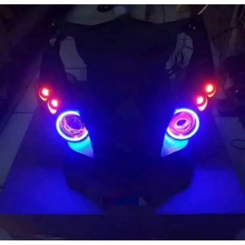 Kedok Keddok Lampu Inner Led Supra Gtr 150 Costum Pnp