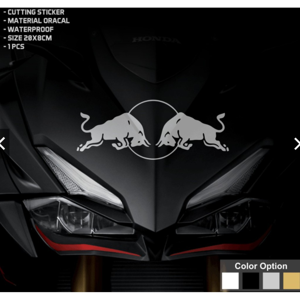STICKER CUTTING STIKER LOGO REDBULL R15 R25 NINJA GSX KTM DUCATI NMAX PREMIUM QUALITY
