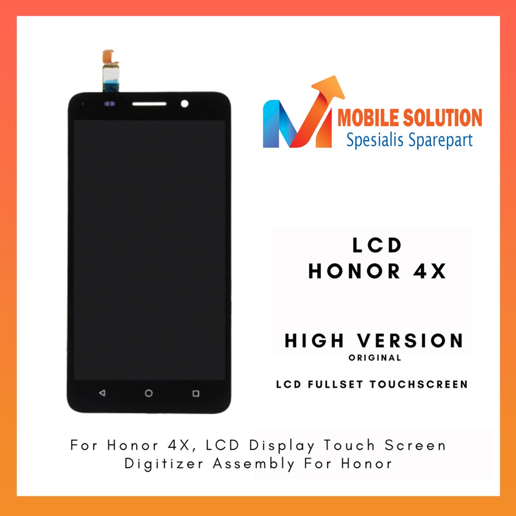 Gorosir LCD Honor 4x Fullse ORIGINAL 100% Touchscreen - Garansi 1 Bulan Packing Dus + Full Buble