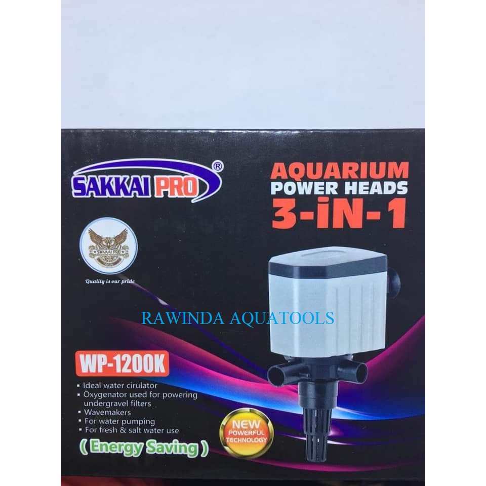 Aquarium Power Heads Sakkai Pro WP-1200K Pompa Aquarium Water Pump
