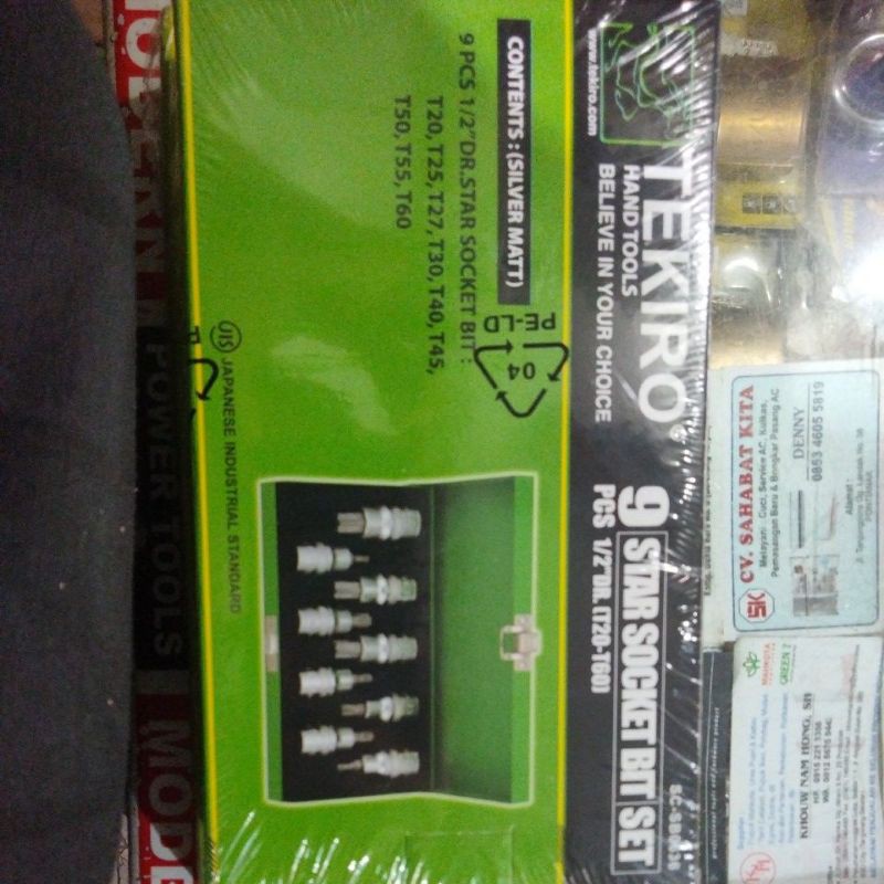 sok bintang tekiro Star Socket Bit Set 1 2 T20 T60 Tekiro S01810 la