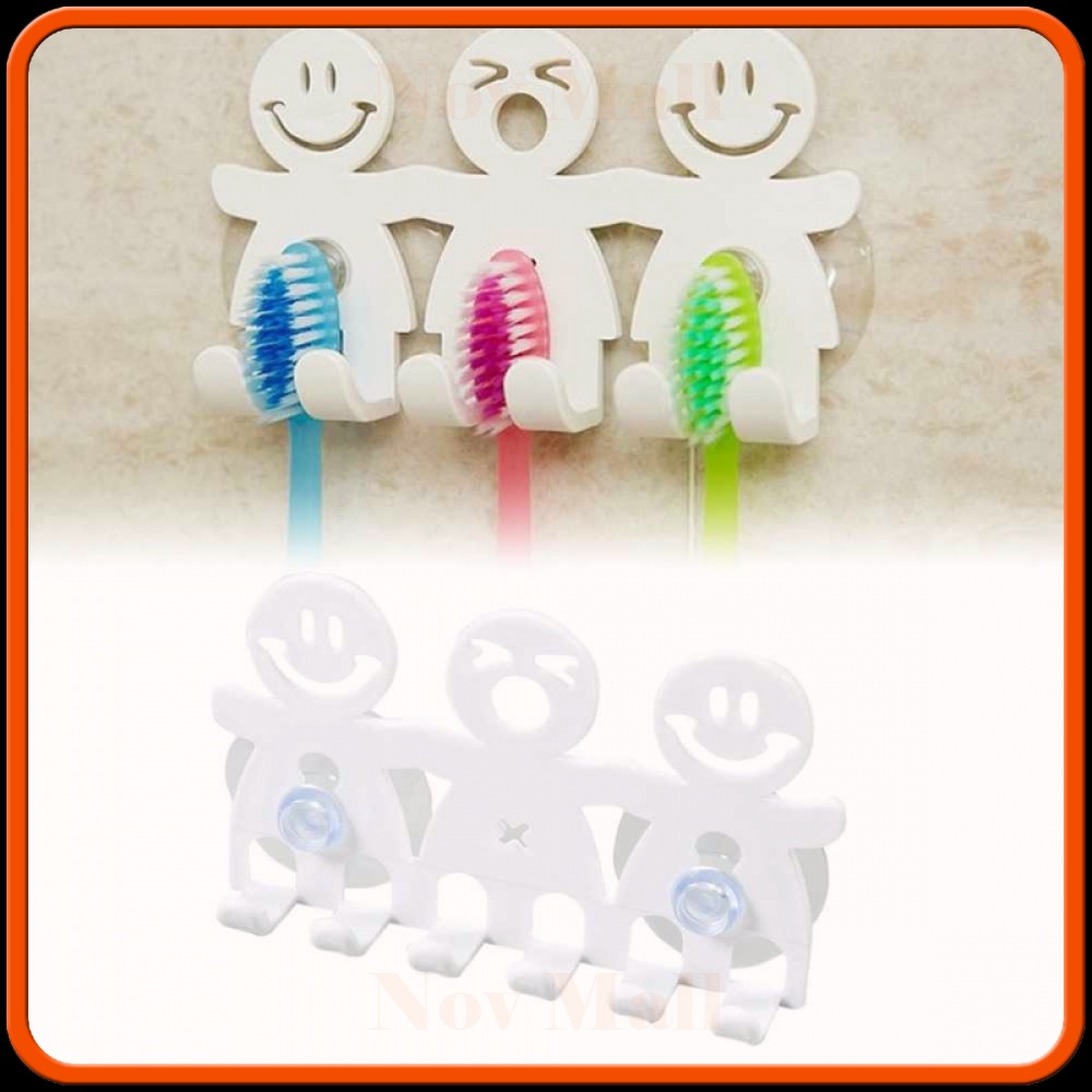 Rak Sikat Gigi Wall Mounted Toothbrush Holder -GG366