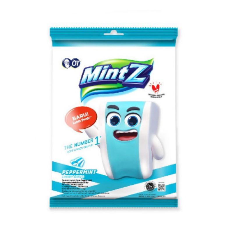 

PERMEN MINTZ THE NUMBER 1 BARLEYMINT dan peppermint ISI 50 PCS