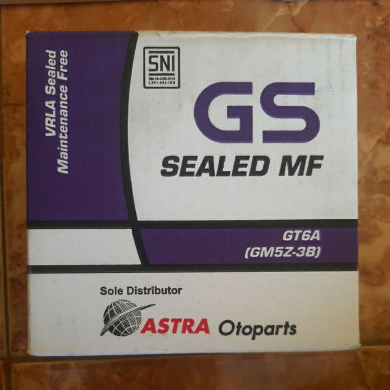 aki kering mio sporty Gt6a gs astra