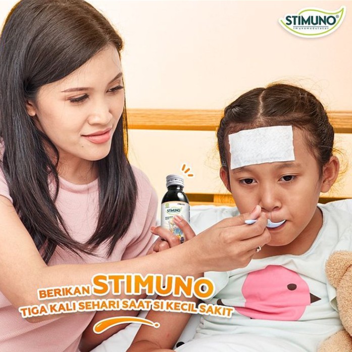 ORIGINAL Stimuno Syrup 60ml &amp; 100ml / Vitamin Anak Sirup / LEDI MART