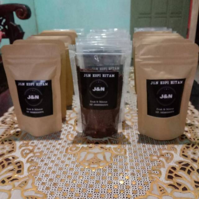 

ROBUSTA KOPI HITAM home made ASLI NIKMAT