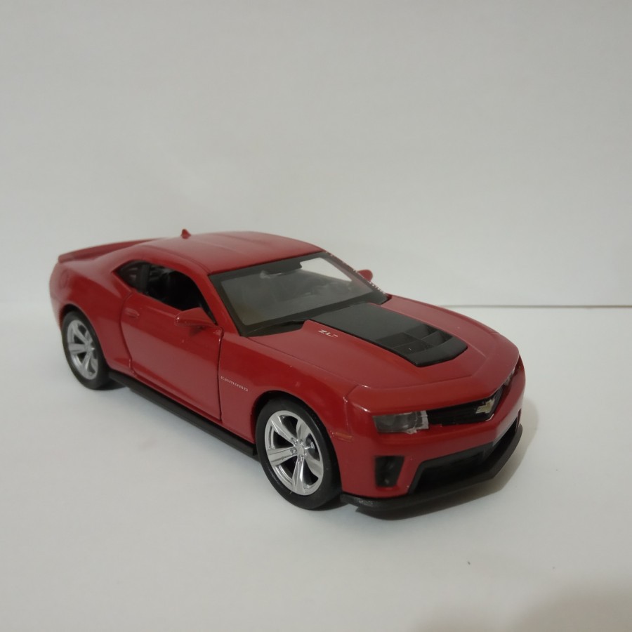 Diecast Chevrolet Camaro ZL1 red miniatur mobil sport Welly 1:36 murah