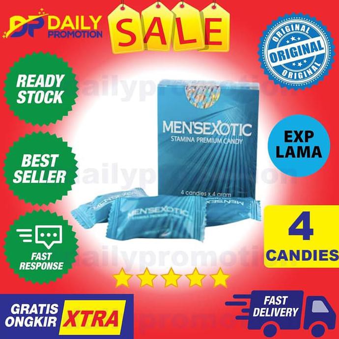 Mensexotic Candy Permen Obat Vitalitas Stamina Kuat Laki Pria Dewasa