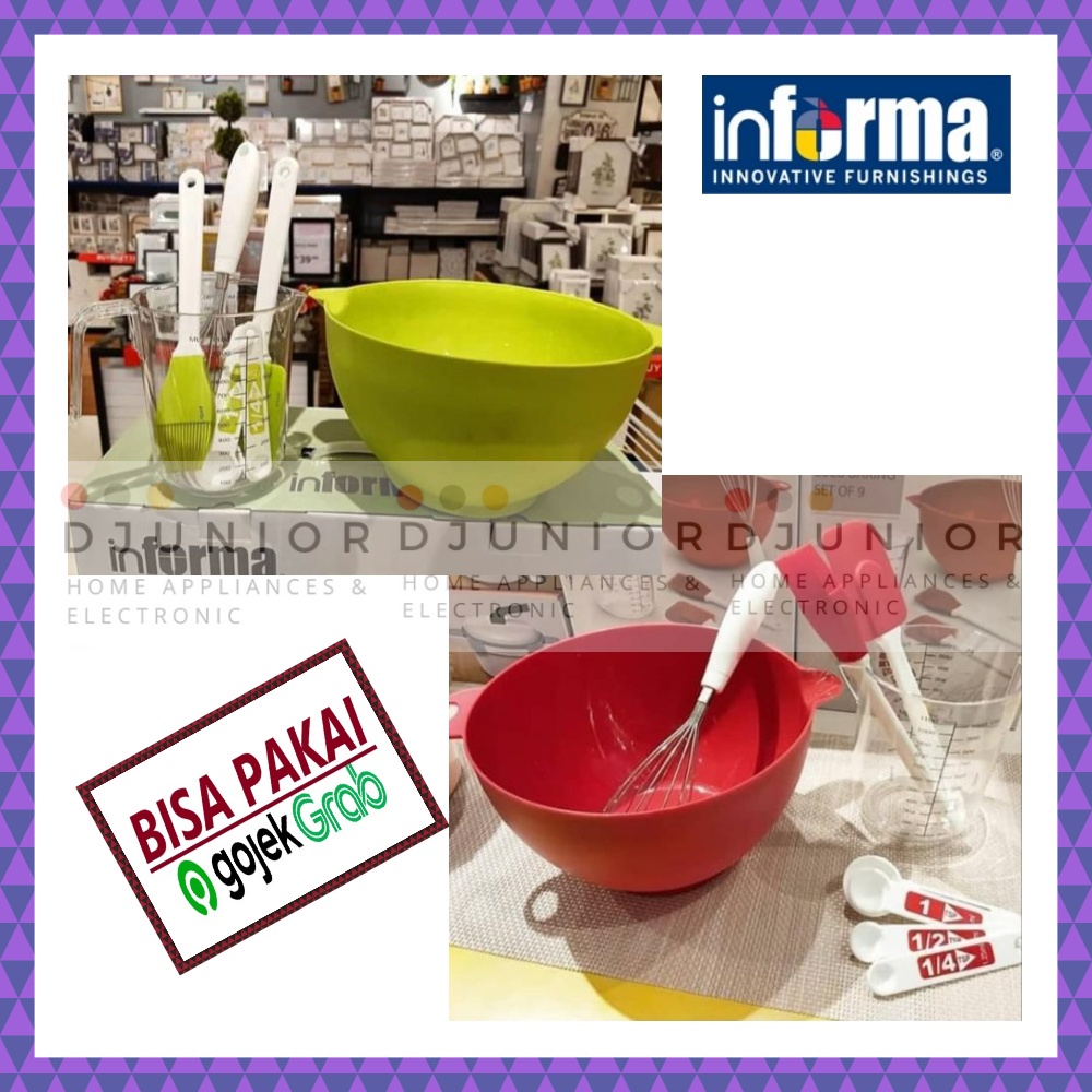 INFORMA - LULU BAKING / PERALATAN BAKING SET / ALAT PEMBUAT KUE