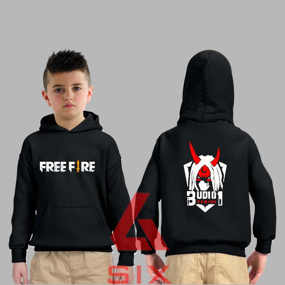 jaket sweater hoodie anak FF BUDI GAMING