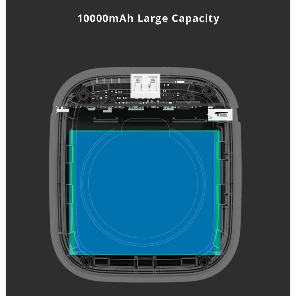 SOLOVE W5 - 10000mAh Power Bank with Qi Wireless Charging