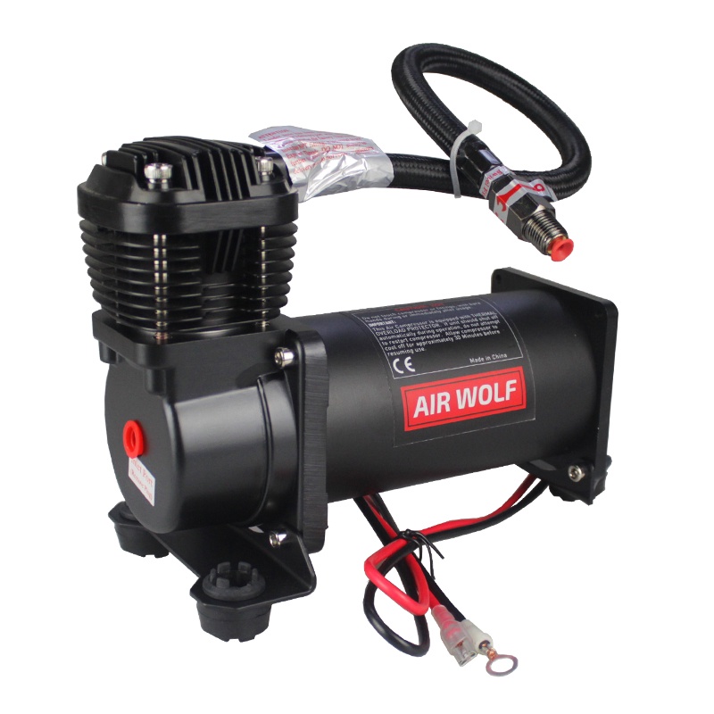 Air Wolf Quiet Air Compressor SQ420 200PSI 12V [ BLACK ]