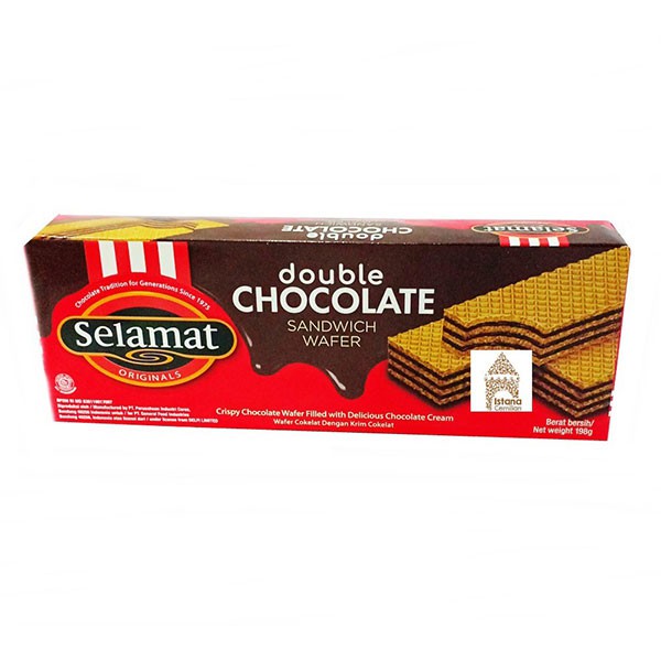 

Selamat Wafer Double Chocolate 198G Surabaya