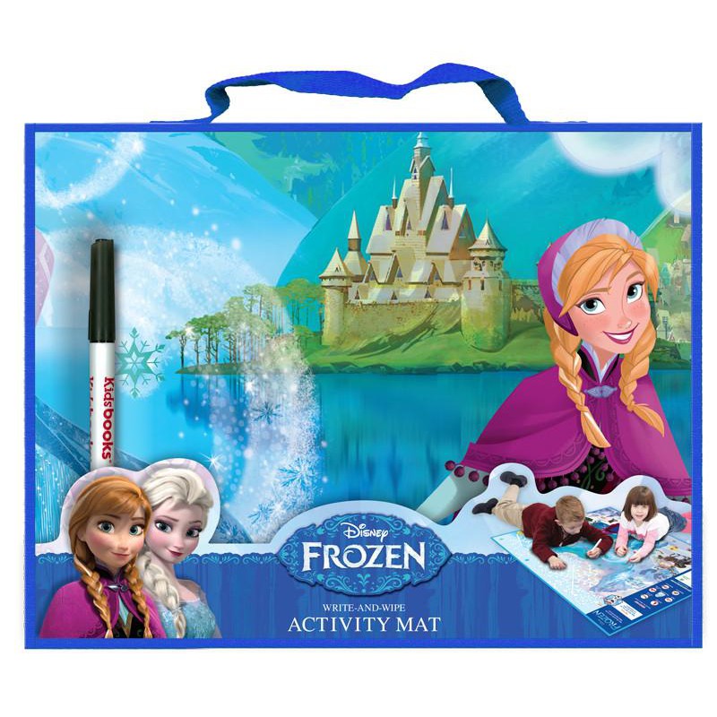 

Giant Floor Mat Disney Frozen With lots of things to search & find (write & wipe marker included)