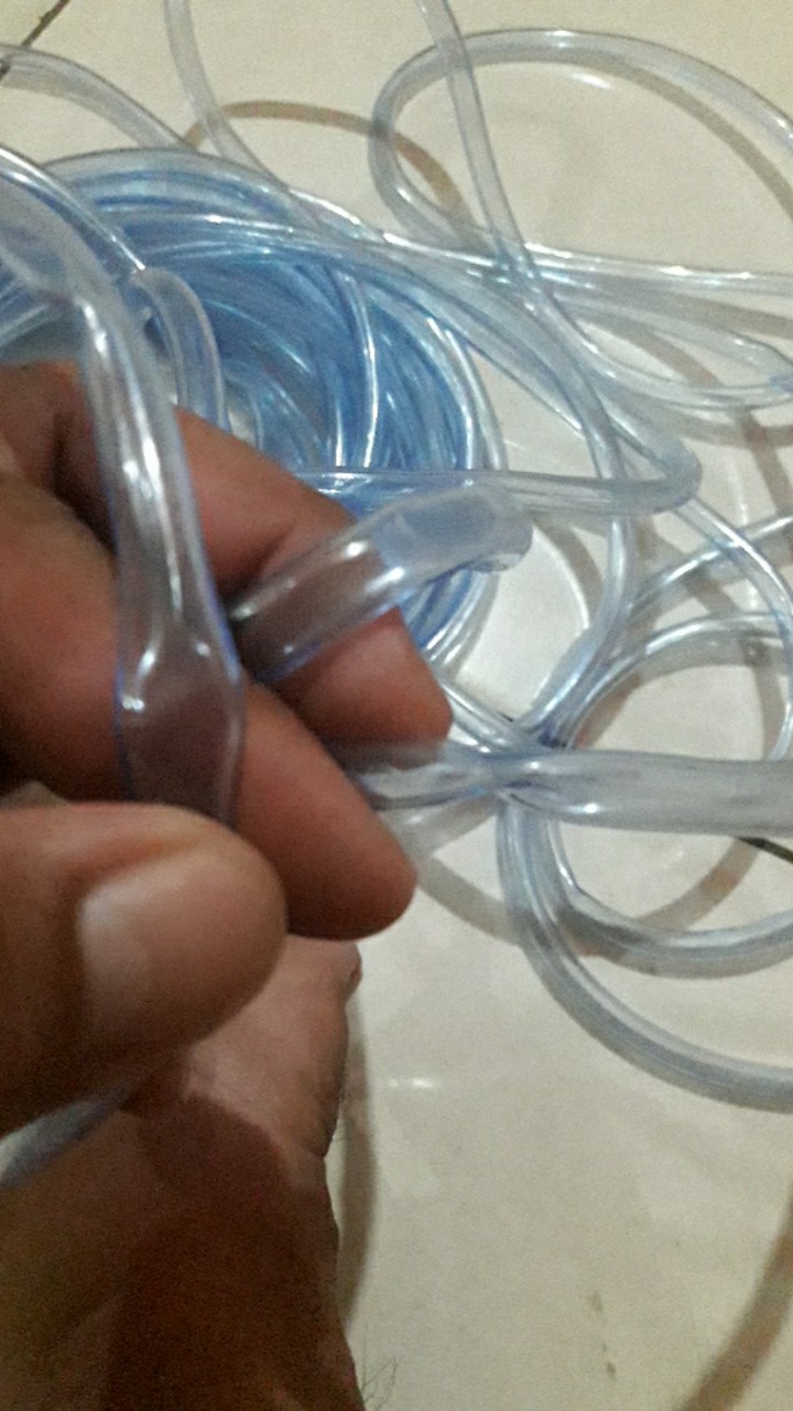 Selang Tukang Bangunan Per Meter Selang Air Aquarium Timbang 1/4 Inch Murah