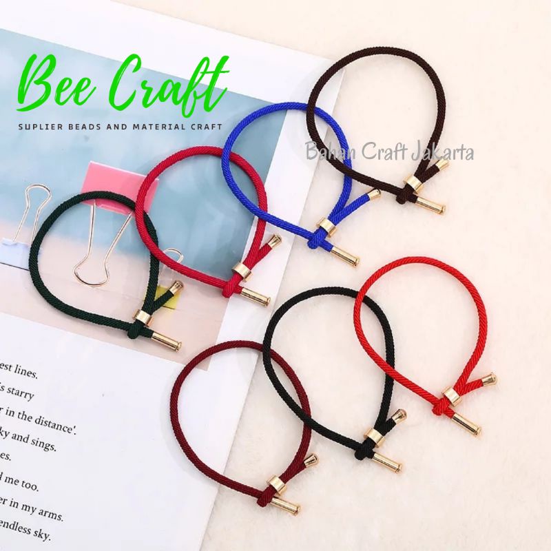 COD✅Bahan Gelang huruf liontin emas tali serut bukan wire rope