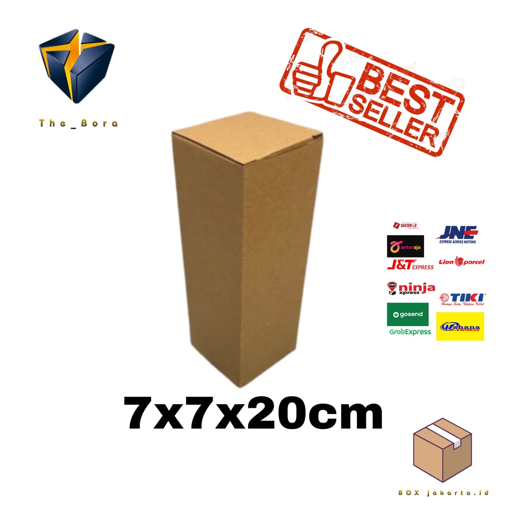 

KARDUS/KARTON/BOX UK.7x7x20 CM.MODEL DIE CUT BOTOL