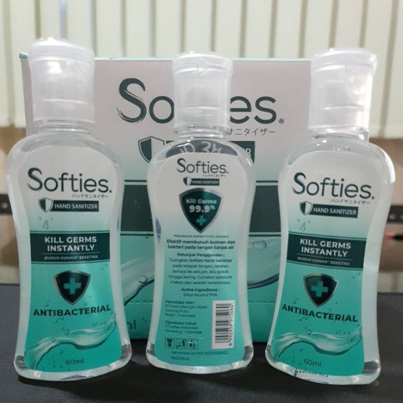 Softies Hand Sanitizer Gel 60 ml