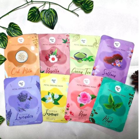 ❤️ Cloudy ❤️ Dear Up Petal Organic Mask / Masker Wajah Alami | Masker Organik 10gr