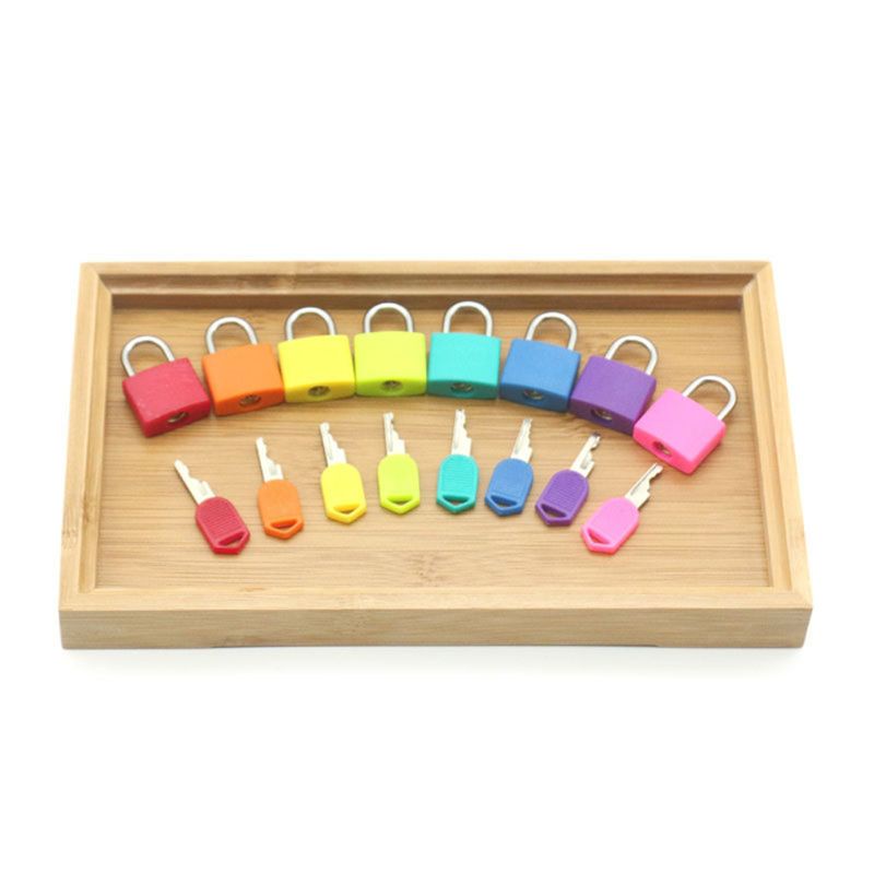 Mary Kids Learning Locks with Keys Gembok Mini Dengan for Key Gembok Koper Kecil