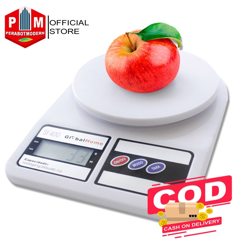 Timbangan Kue Digital / Digital Kitchen Scale 10kg ( Non Baterai ) / timbangan gula bumbu masak emas perhiasan perak kalung gelang cincin anting tepung terigu otomatis