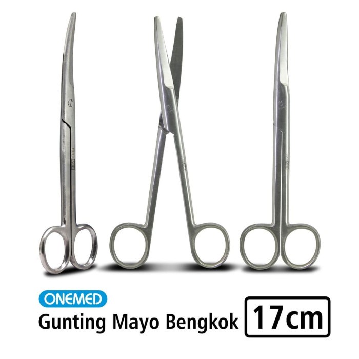 Gunting Mayo Bengkok 17cm Onemed OJ