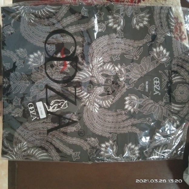 Odza Classic Kemeja Batik Muslim Pria Modis Lengan Pendek Premium Quality Datuserasan