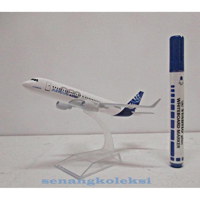 Pajangan Miniatur Diecast Pesawat AIRBUS A320