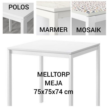 MEJA MELLTORP IKEA / MEJA MAKAN MINIMALIS MURAH / MEJA IKEA