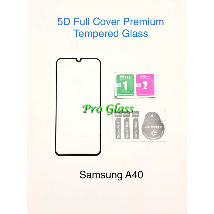 Samsung A40 3D 4D 5D Full Cover Premium Tempered Glass