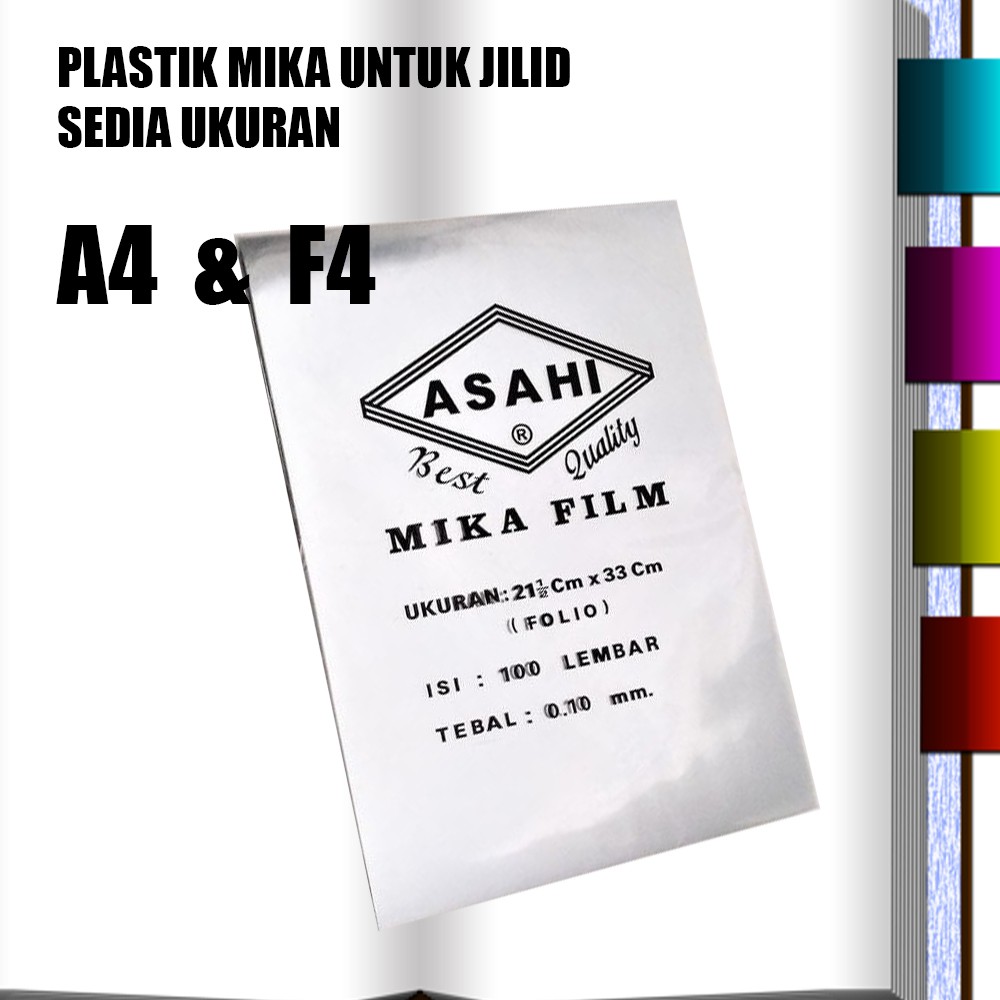 Jual PLASTIK MIKA JILID/ PLASTIK JILID MIKA MERK ASAHI | Shopee Indonesia