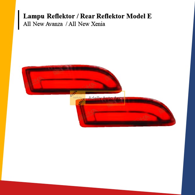 Reflektor Lampu Belakang Rear Reflektor Mobil Toyota All New Avanza / Xenia COB PLASMA Model E