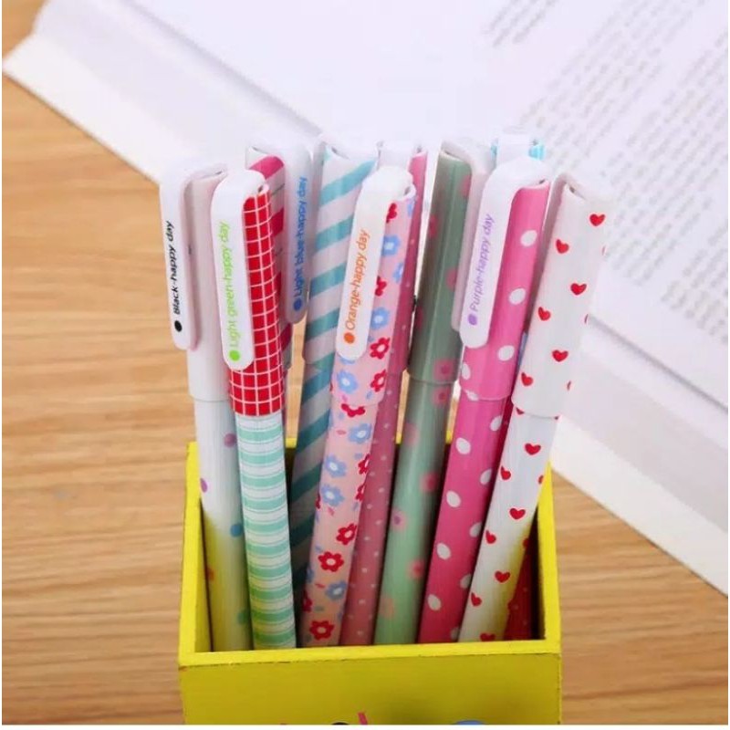 

Bolpen/Pena Gel Girly Warna Warni