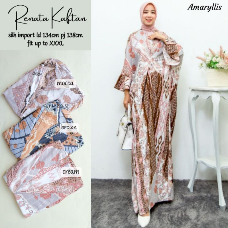 RENATA KAFTAN / KAFTAN SILK IMPORT FIT TO XXXL