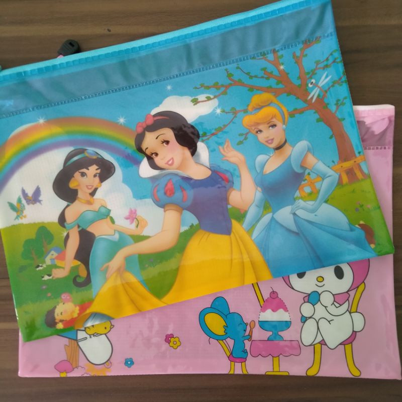 

Map Plastik Folder Pocket File Zipper Ukuran A4