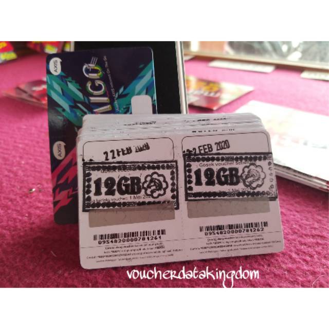 VOUCHER DATA AXIS 12GB