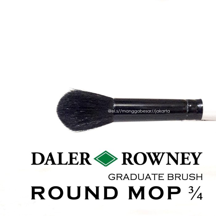 

Daler Rowney Graduate Brush Round Mop 3/4 (Kuas Lukis)