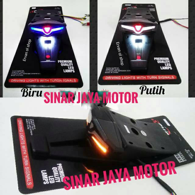 Stop lemp lampu stop spakbor led klx 150 . Klx bf 150. D tracker 150 .klx 250 . Led 3in1 blue ais