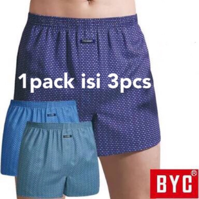 Celana dalam pria Boxer BYC underwear ORIGINAL