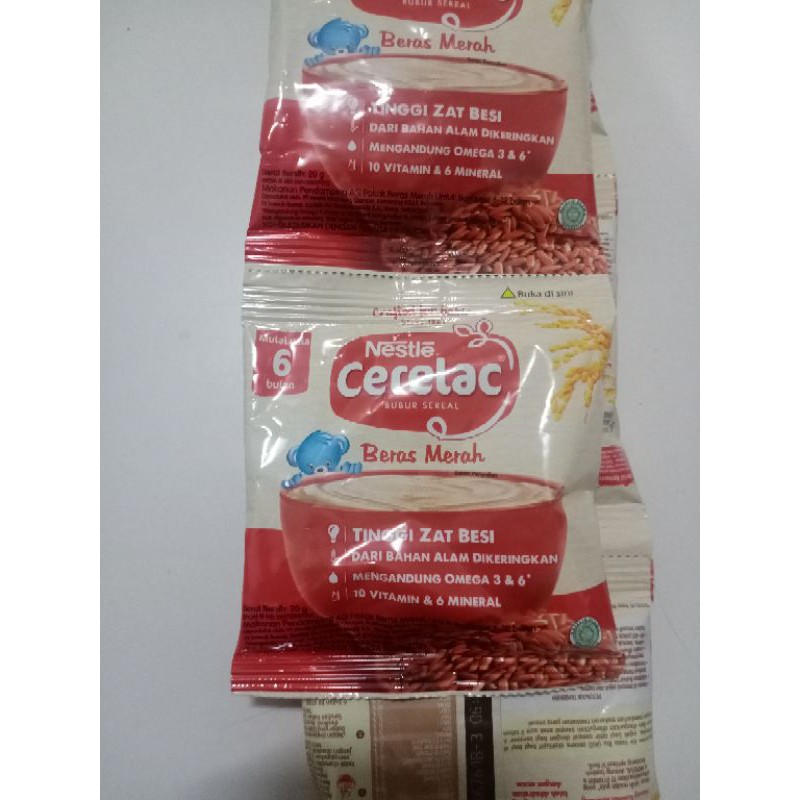 nestle cerelac bubur sereal 20gr per pcs