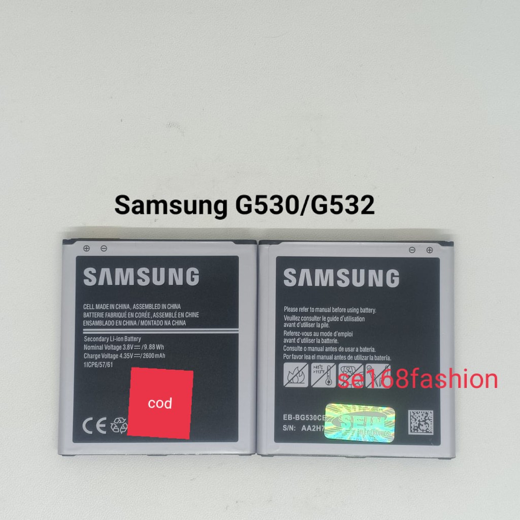 Baterai Samsung G530 J5 2015 J2 Prime J3 2016 J3 pro J500 G532 Batre Batere Battery