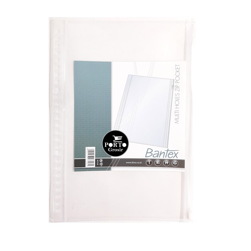 

BANTEX ZIPPER POCKET B5 UNTUK BINDER 26 RING HOLES LUBANG