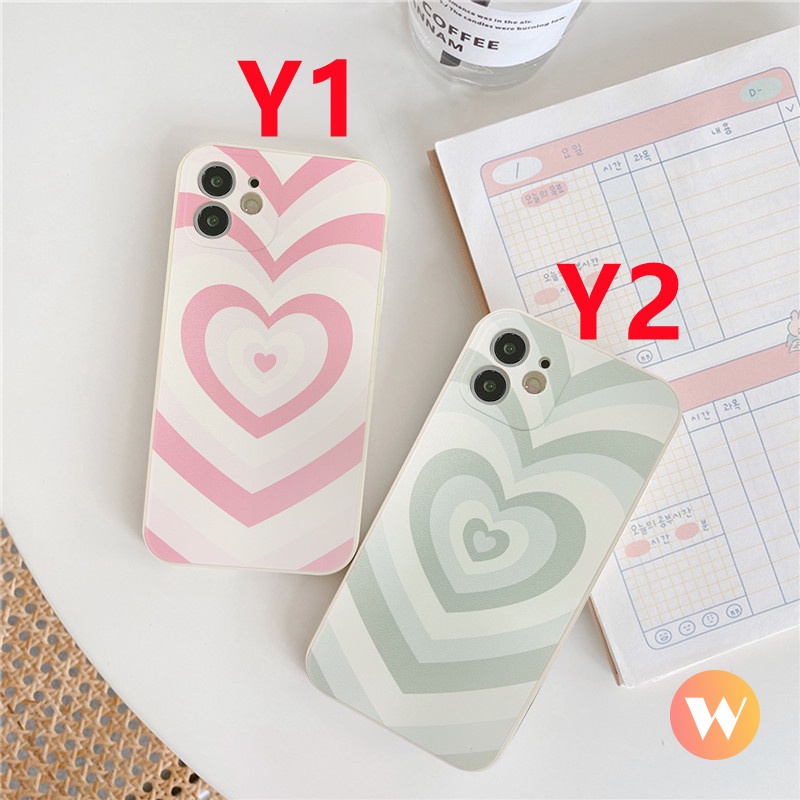 Case Motif Hati Warna Gradasi Untuk Xiaomi POCO M3 F3 X3 Pro NFC Mi 11 Lite 10 10T Redmi 10 9A 9 9T 9C Note 9 8 10 10s 10pro