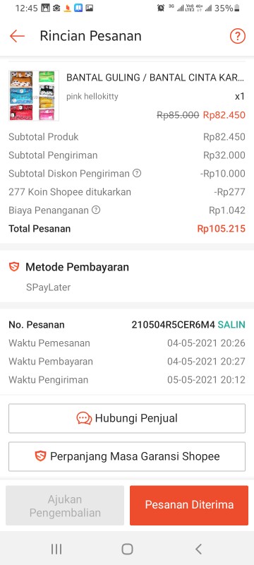 Bantal Guling / Bantal Cinta Karakter