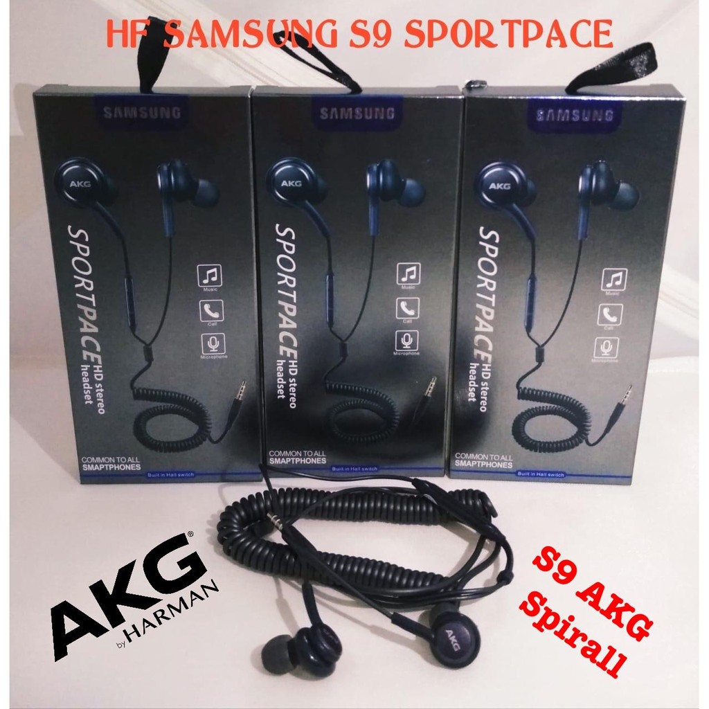HANDSFREE SAMSUNG S21 ULTRA/ S20 ULTRA/S10+/S9+ SAMSUNG SPORTPACE AKG ORI COPOTAN