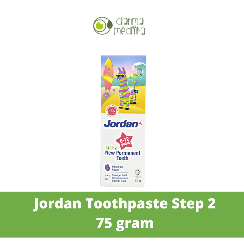 Jordan Oral Care Kids Toothpaste Step 2 75gram 75 gram