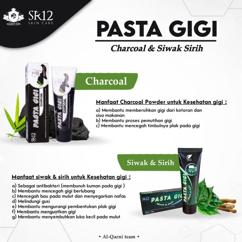 terbaru  pasta gigi sr12/memutihkan gigi/menyegarkan mulut/pasta gigi charcoal sr12/pasta gigi siwak