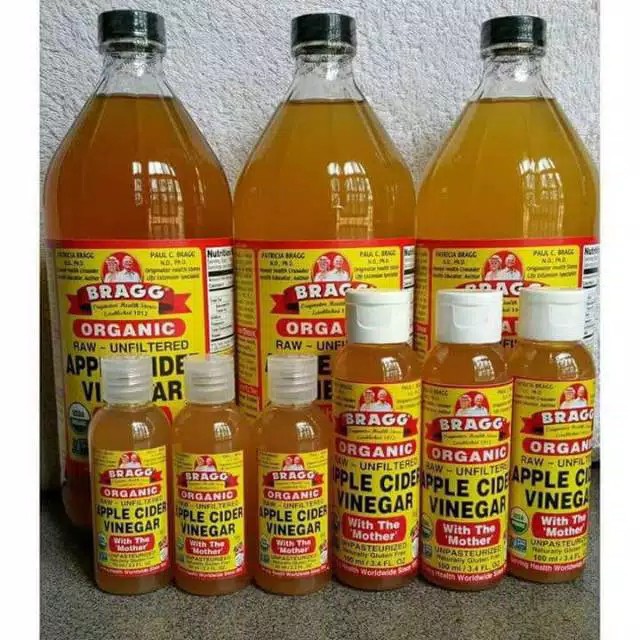 TERLARIS CUKA APEL MURNI 100% BRAGG 30 ML KHUSUS 1 KG 23 PCS